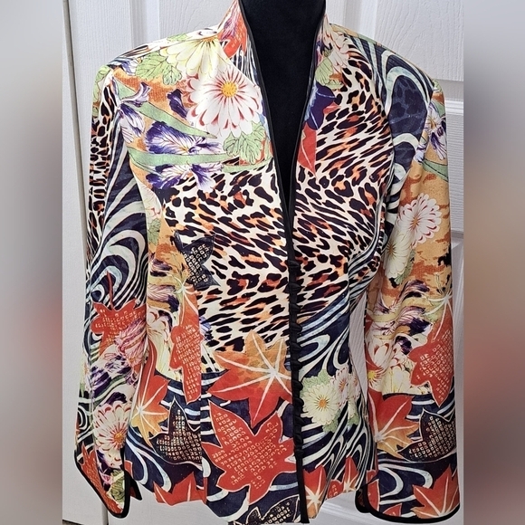 Mesmerize Women's Trendy Asian Inspired Jacket Size XL - Picture 2 of 10